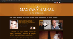 Desktop Screenshot of magyarhajnalstudio.hu