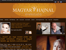 Tablet Screenshot of magyarhajnalstudio.hu